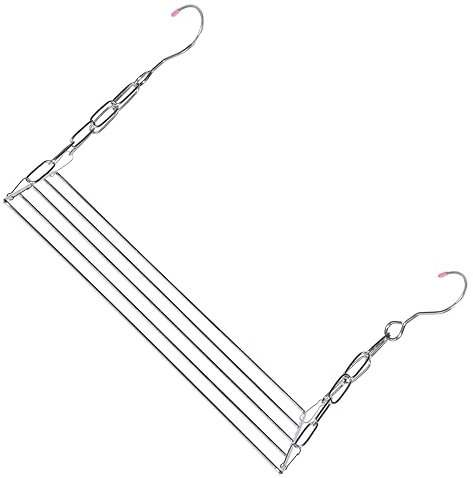 Alipis Séchoir à Chaussettes Multifonctionnel en Acier Inoxydable Rack de Séchage Compact Support de Séchage pour Balcon Étagère à Chaussures Accessoires de Maison Design Peu Encombrant