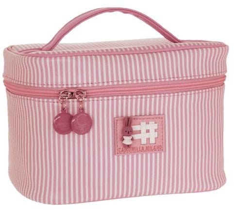 Camomilla Milano Beauty Case Donna, Collezione Joy, Misura M, Colore Rosa
