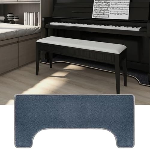 Qesjodfu Klavier Teppich Klavierteppich Schallschutz Teppich rutschfest Matte Klavier Schalldichte Teppich Antivibrationsmatte Teppich für Schalldämmung Klavier Matte 160 x 70 cm