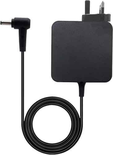 33W 19V 1.75A Laptop Charger Power Supply Compatible for ASUS S200 S200EX202E X202 X201E X201 W202NA W202 X515MA X515M Q200 Q200E AC1900 RT-AC68U Router Connector: 4.0 * 1.35mm