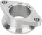 Dilwe Universal Stainless Steel Flange Adapter V-Band Flange Adapter Wastegate 1.5in to 1.7in MV-R V-Band with Silver Color for Universal Fitment