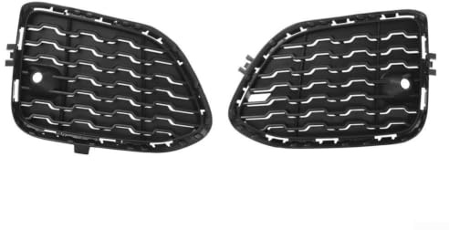 1 Paar Frontstoßstangen-Nebelscheinwerfer-Abdeckungen für BMW X3 F25 X4 F26 Modelle 2011 bis 2018, schwarzes Kunststoff-Autoteil-Set