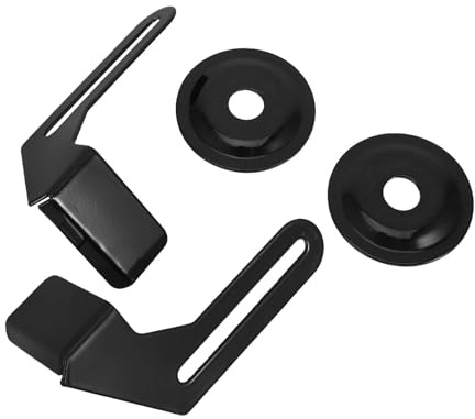 TEMPNAP 2 Pairs Bench Grinder Tool Rest and Wheel Flange Set, Metal Adjustable Design with Sturdy Support and Adjustable Gap, Suitable for Home Workshop and Metalworking Shop Use