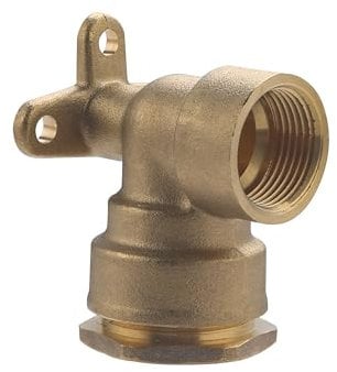 Raccord PE Laiton Coude Applique Ø25 - Femelle 20x27 (3/4) NOYON & THIEBAULT
