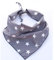 Pet Pooch Boutique Star Bandana für Hunde, Größe XS, Grau, XS