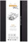 Rhodia 116104C - Notizblock White Maya Pad, kopfseitig geheftet, A4+ (21x31,8 cm), 50 Blatt mikroperforiert, blanko, Clairefontaine Papier Maya weiß 120g, Schwarz, 1 Stück