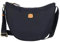 BRIC'S - Kleine Halbmondförmige Umhängetasche Aus Nylon, Blau, 33x26x9.5 cm