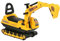 HOMCOM Porteur Enfant tractopelle 18-48 Mois Coffre klaxon Fonction pivotante Jaune