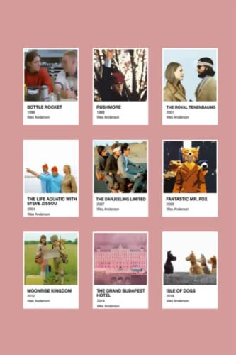 The Grand Budapest Hotel Notebook: Pantone Wes Anderson Wide Ruled, 6x9, 100 Pages, For teens, girls, boys, and adults (Composition Notebooks)