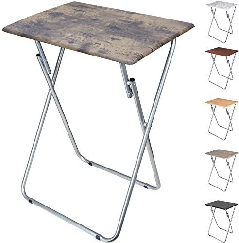 SG Traders Small Folding Table for Room, Outdoor Tables for Computer, Tea, Coffee | Light Weight Foldable Camping Tables use as Dining | TV Table for Living Room