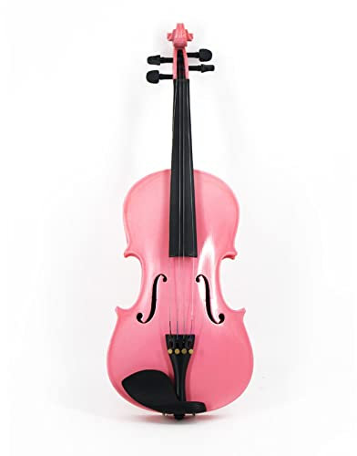 VIGOIR Violine Geige Anfänger Rosa Violine, geeignet for die Anfängerprüfung, Übungsvioline (Size : 1/4)