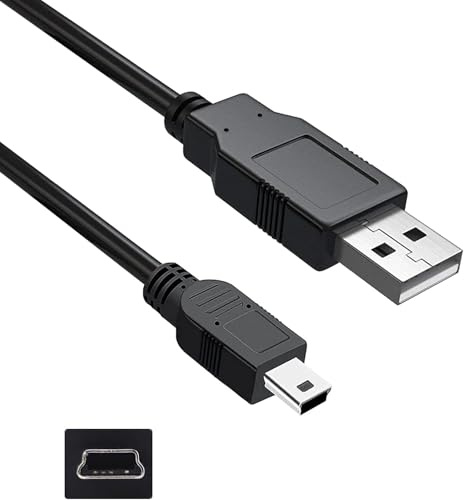 Câble de charge USB 1,8 m pour calculatrices graphiques TI-84 Plus CE, TI-Nspire CX/CX CAS, TI-84 Plus CE Couleur/C Argent Calculatrices