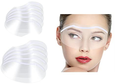 10 Pcs Eye Shield After Cataract Surgery Cataract Eye Shield, Plastic Transparent Shower Face Eye Protector Eyebrow Shield Eyelash Shield for Microblading Permanent Makeup Eyelash Extensions
