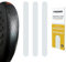 Palbea Padel Schläger Schutz im 3er-Pack - Grober & Leichter Padel Racket Rahmenschutz - Transparenter Schläger Tape - Langlebig & leicht austauschbar. Padel Tennis Schläger Maße 35 x 370 mm