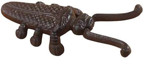 Midwest Craft House Cast Iron Beetle Boot Jack Boot Puller Cricket Boot Jack Shoe Horn Boot Remover Cowboy Boot Puller Heavy Duty Shoe Remover, Brown, 9 1/2 X 4 1/2