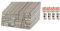 IZODEKOR Lot de 10 panneaux muraux 3D en polystyrène imitation pierre pour cuisine, balcon, chambre à coucher, salon et crédence de cuisine, arrière-cour, 10 panneaux avec 4 adhésifs de montage