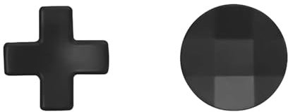 Ceozon 2 Pcs Metal D-Pads Replacement Parts Directional Pad Kits for Xbox One Elite Xbox One Elite Series 2, Xbox Elite 2 Core Controller Button Paddles Accessories (Black)