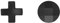 Ceozon 2 Pcs Metal D-Pads Replacement Parts Directional Pad Kits for Xbox One Elite Xbox One Elite Series 2, Xbox Elite 2 Core Controller Button Paddles Accessories (Black)