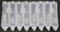 Gardinen Kranzusch Scheibengardine Leuchtturm 45x142,5 cm H/B Weiß Bistrogardine Vorhang Küche 1er Pack