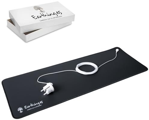 Alfombrilla de Earthing para Conexión a Tierra: Mejora con Grounding, Descarga de Estrés, Equilibrio Energético y Mejora del Sueño,.