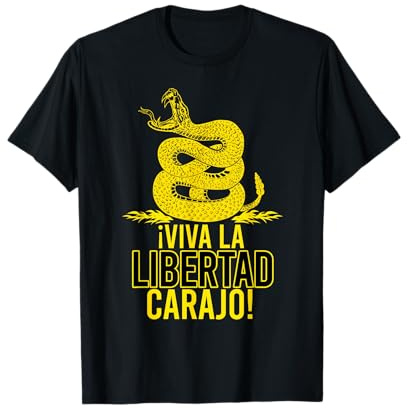 No hay Plata, No more taxes! Libertarian Milei ANCAP Präsident T-Shirt, Unisex, Schwarz, S