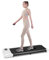 Superun Raceable Superun Walking Pad mit App und Fernbedienung – Laufband für Zuhause Max 136 KG – Laufband Schreibtisch 2.5 PS mit Multi-Runner-Rennen und Training Couses