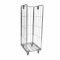 Stahlrollbehälter 1650, 605 x 805 x 1.800 mm, 3-seitig, Nutzhöhe 1.650 mm, Rollplatte aus Metall, 400 kg
