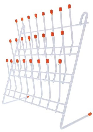 BZVCRTYKL 1pc Laboratory Drain Rack Sink Dish Drying Rack Bottle Dryer Rack Glass Drying Rack Plastic Beaker Plastic Test Tubes Towel Drying Rack Iron Drying Rack Test Tube Peg Rack Wall Lab/10743