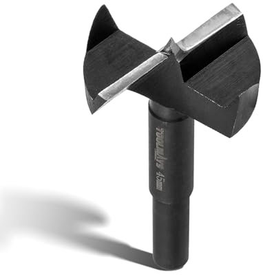 TOOLMAYS Forstnerbohrer 45mm, Länge 90 mm Astlochbohrer für Holz, Professioneller Holzbohrer