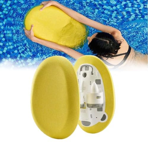 BOBVB Elektrische Wasserscooter, 300-W-Surfbretter, angetriebenes Schwimmbrett mit Batterie und Doppelmotorantrieb, Schwimm-Kickboard, wasserbetriebener Ponton für Wasserspiele, Schwimmen