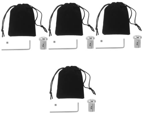 FUNOMOCYA 4sets Tuning Fork Feet Accessories for Meditation and Healing Multi-functional Holder for Various Tuning Forks Mindfulness Practice