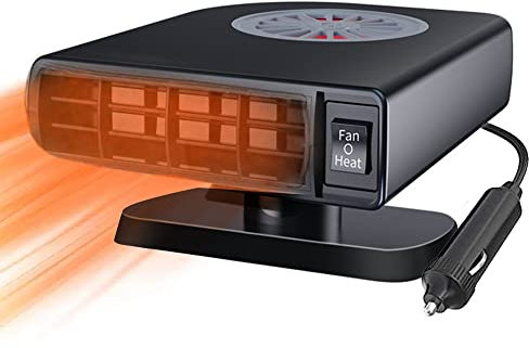 SIAMZYWV Car Heater,12V Car Heater Windshield Defroster with Defrost Defogger,Car Fan Heater Fast Heating Plug in Cigarette Lighter for Winter