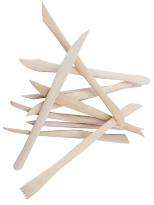 10-teiliges Modellierwerkzeug-Set aus Feinem Ton, Modellierwerkzeuge aus Feinem Lehm für Töpfer- und Kunsthandwerk