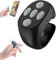 Mando a distancia inalámbrico Bluetooth con punta de los dedos, control remoto, girador de páginas para teléfonos y tabletas, video corto automático recargable, obturador de cámara de música, anillo