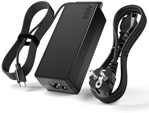 NEUTYPECHIC 65W Cargador Universal Portatil para Lenovo, Cargador USB C para ThinkPad T14/15,T470/480/490/495/590,L14/15/470/480/490,E14/15,E480/490/580/590/595,X1 Carbon,X280/390,X13 Yoga IdeaPad