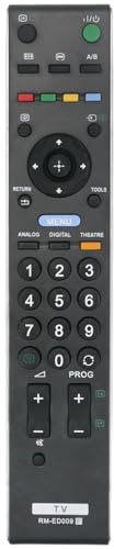 ROLLGAN New RM-ED009 Replacement Remote Control Fit for Sony LCD TV KDL-32S3000 KDL-32U3000 KDL-40D3500 KDL-32T3000 KDL-32V4000 KDL-32D3000