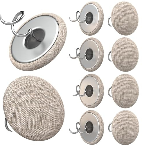 Upholstery Pins – Bed Skirt Pins, Sofa Covers, Upholstery, Armchair Caddies，Prevent Sofa Cushion from Sliding (Light Brown 24)