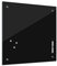 Bilderdepot24 Memoboard 40 x 40 cm | Farben | Schwarz | abwaschbare einfarbige Glas-Magnettafel mit Halterung Magneten Stift 1300a