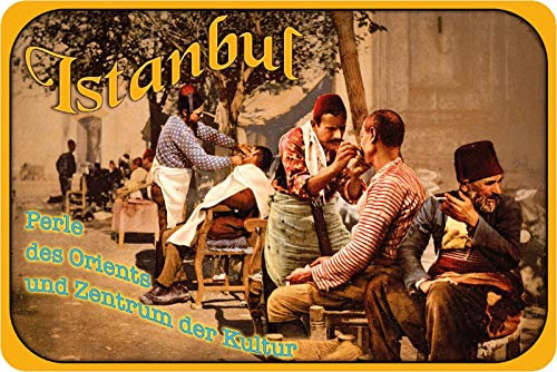 Schatzmix Blechschild Istanbul Perle des Orients Metallschild Wanddeko 20x30 tin sign