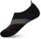 HMIYA Badeschuhe Strandschuhe Wasserschuhe Aquaschuhe Schwimmschuhe Surfschuhe Barfuß Schuhe für Damen Herren(Abschrägung Schwarz,40-41 EU)