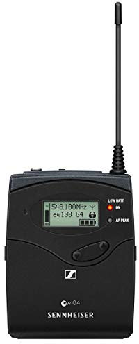 Sennheiser SK 100 G4-A1 Bodypack Transmitter, Wi-Fi, Battery Powered, Grey