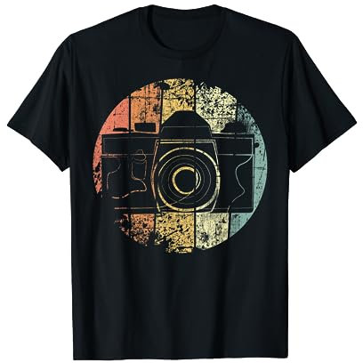 Kamera Retro Fotograf Vintage Fotografie T-Shirt