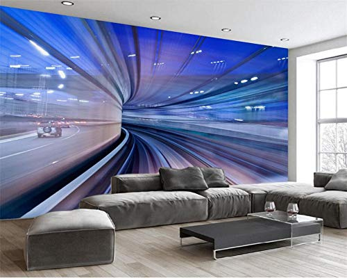 HGFHGD Wallpaper 3D stereo silhouette channel bar KTV ristorante soggiorno camera da letto TV divano sfondo wall sticker wall art decoration