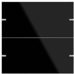 Gira 502205 Wippenset 2fach für Tastsensor 4, Glas schwarz
