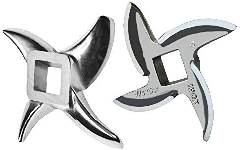 Wolfcut INOX Sichelmesser kompatibel mit Fleischwolf Maxima MMM 12