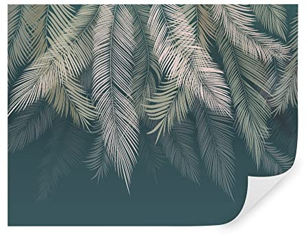 Tapeko Papier Peint Jungle 260x180 cm style 3D Jungle Tropiques Palmiers Feuillage Arbres Nature Papier Peint intissé pour Chambre Salon Personnalisé Décoration Murale u48556v2