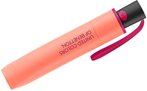 Benetton Taschenschirm Mini Automatik HW 2022 - fresh salmon