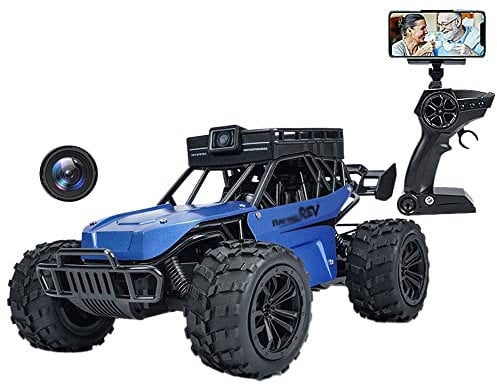 UJIKHSD RC Cars With 1080P Camera, Remote Control Car With FPV HD Camera Remote Control Truck, RC Off-Road Trucks For Kids Adults, Gift For Boy Christmas Birthday