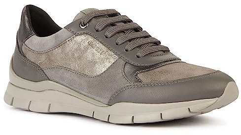Geox D Sukie A, Zapatillas, Mujer, Dk Stone 01, 37 EU