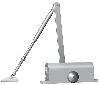 Türschließer,Einstellbar Türschließer, Automatische Türschließer Innentür, Automatischer Türschließer mit Feststellfunktion für Gewerbliche Zuhause Büro 25-45 kg Tür